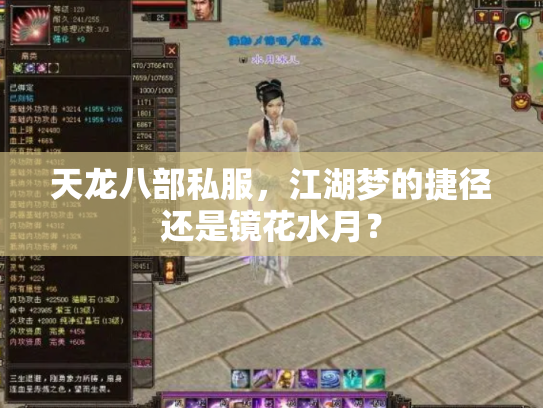 天龙八部私服，江湖梦的捷径还是镜花水月？