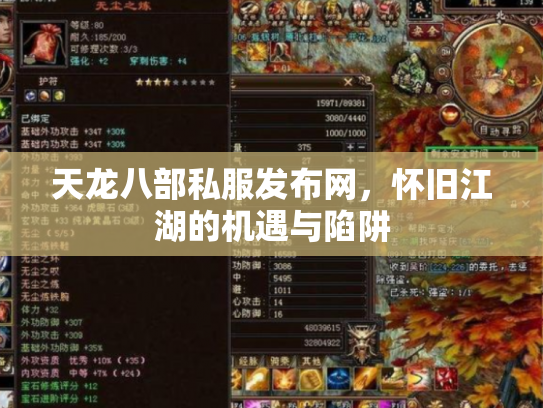 天龙八部私服发布网，怀旧江湖的机遇与陷阱