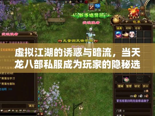虚拟江湖的诱惑与暗流，当天龙八部私服成为玩家的隐秘选择