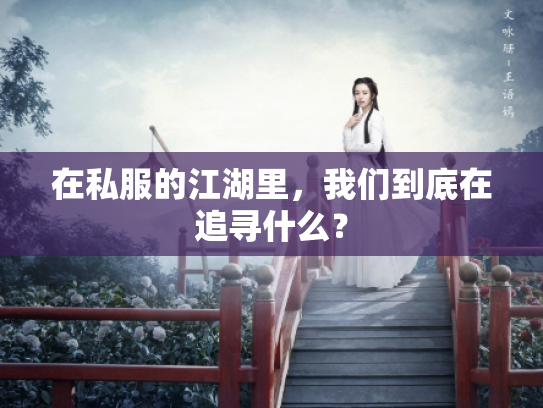 在私服的江湖里，我们到底在追寻什么？
