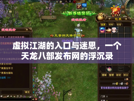 虚拟江湖的入口与迷思，一个天龙八部发布网的浮沉录