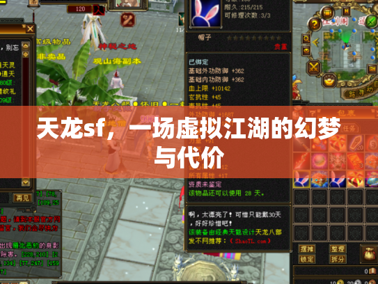 天龙sf，一场虚拟江湖的幻梦与代价