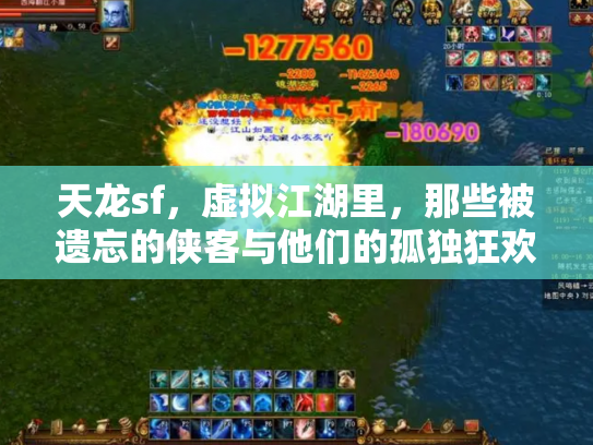 天龙sf，虚拟江湖里，那些被遗忘的侠客与他们的孤独狂欢