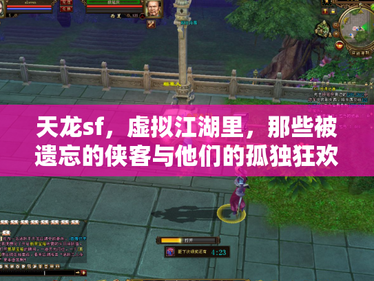 天龙sf，虚拟江湖里，那些被遗忘的侠客与他们的孤独狂欢