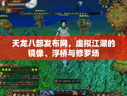 天龙八部发布网，虚拟江湖的镜像、浮桥与修罗场
