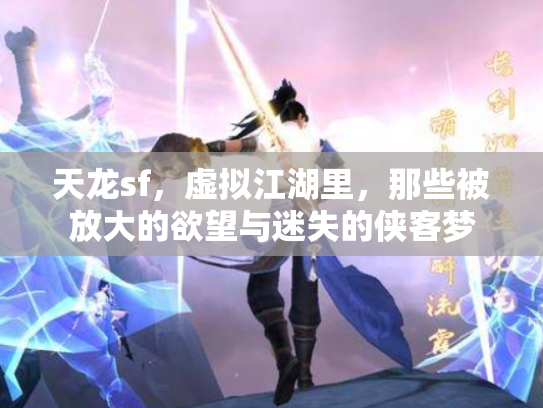 天龙sf，虚拟江湖里，那些被放大的欲望与迷失的侠客梦