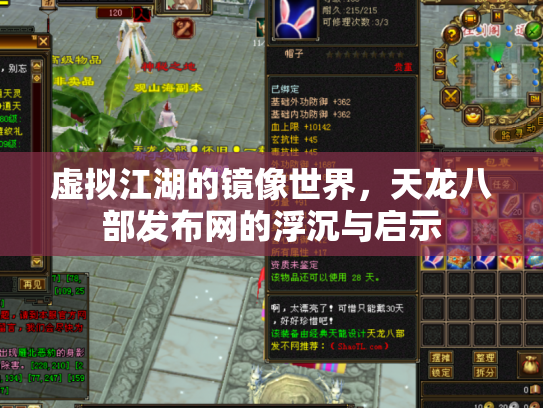 虚拟江湖的镜像世界，天龙八部发布网的浮沉与启示