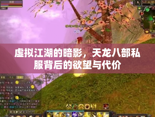 虚拟江湖的暗影，天龙八部私服背后的欲望与代价