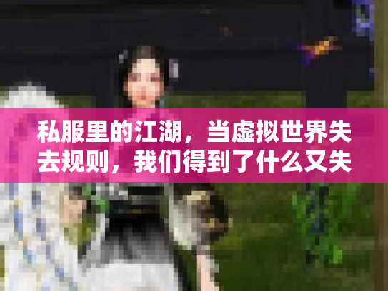 私服里的江湖，当虚拟世界失去规则，我们得到了什么又失去了什么？