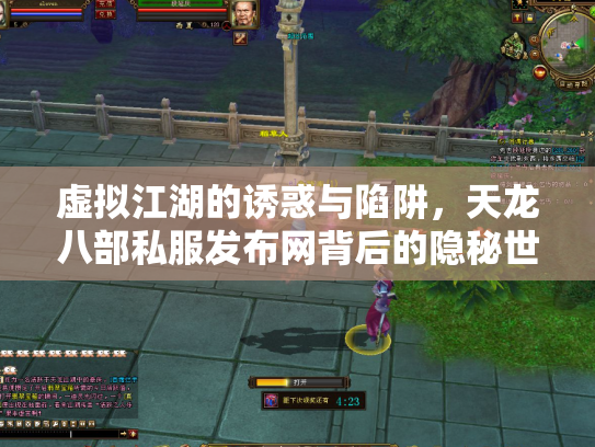 虚拟江湖的诱惑与陷阱，天龙八部私服发布网背后的隐秘世界