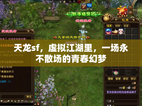 天龙sf，虚拟江湖里，一场永不散场的青春幻梦