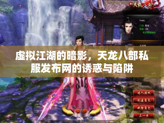 虚拟江湖的暗影，天龙八部私服发布网的诱惑与陷阱