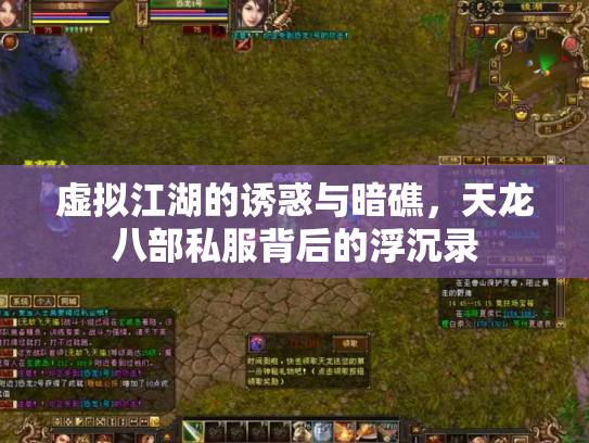 虚拟江湖的诱惑与暗礁，天龙八部私服背后的浮沉录