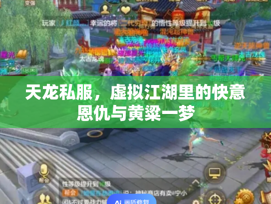 天龙私服，虚拟江湖里的快意恩仇与黄粱一梦