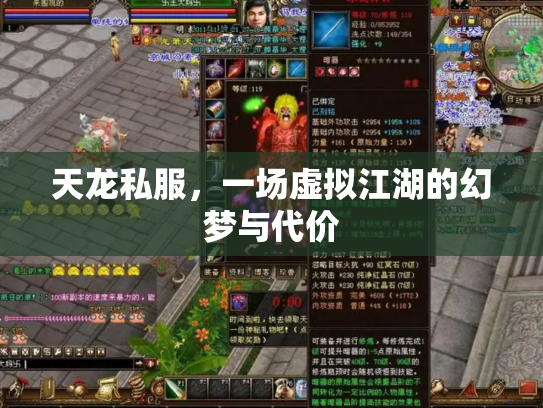 天龙私服，一场虚拟江湖的幻梦与代价