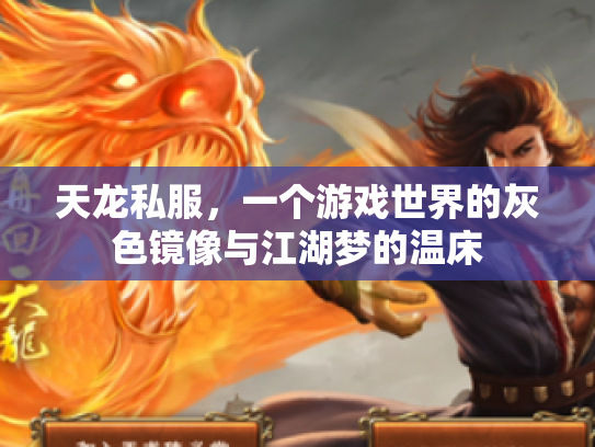 天龙私服，一个游戏世界的灰色镜像与江湖梦的温床