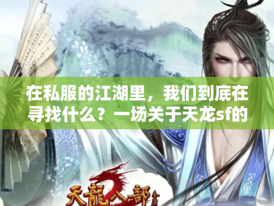 在私服的江湖里，我们到底在寻找什么？一场关于天龙sf的虚拟人类学考察