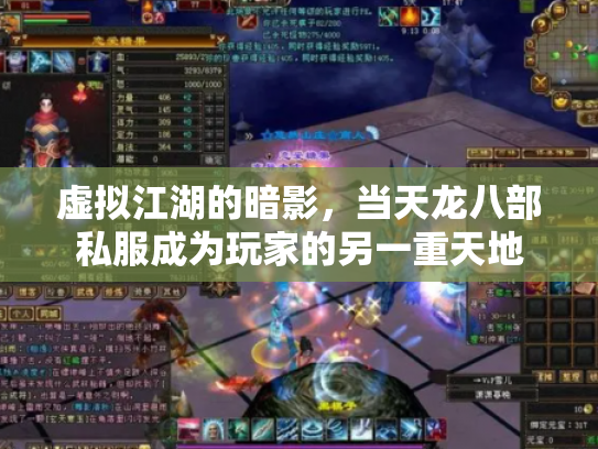 虚拟江湖的暗影，当天龙八部私服成为玩家的另一重天地