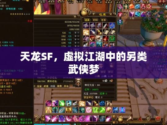 天龙SF，虚拟江湖中的另类武侠梦