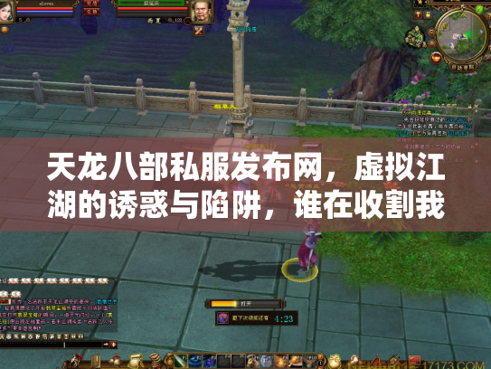 天龙八部私服发布网，虚拟江湖的诱惑与陷阱，谁在收割我们的武侠梦？