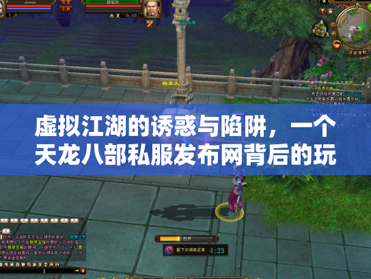 虚拟江湖的诱惑与陷阱，一个天龙八部私服发布网背后的玩家悲欢