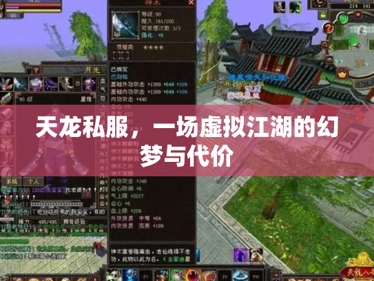天龙私服，一场虚拟江湖的幻梦与代价