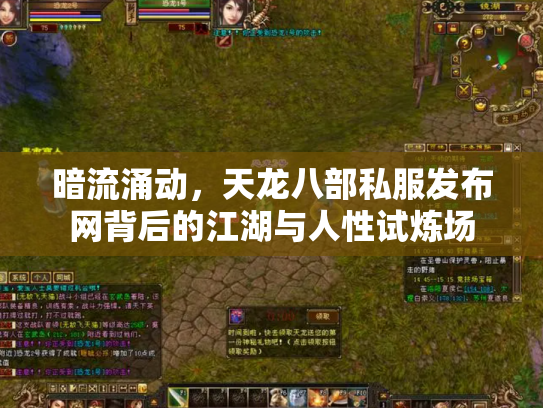 暗流涌动，天龙八部私服发布网背后的江湖与人性试炼场