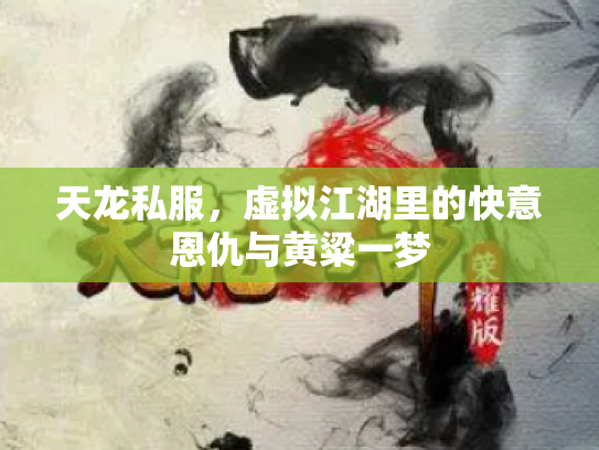 天龙私服，虚拟江湖里的快意恩仇与黄粱一梦
