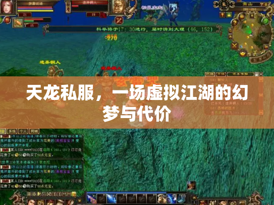 天龙私服，一场虚拟江湖的幻梦与代价