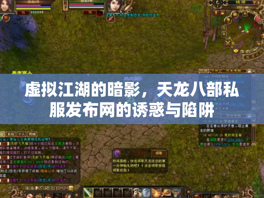 虚拟江湖的暗影，天龙八部私服发布网的诱惑与陷阱