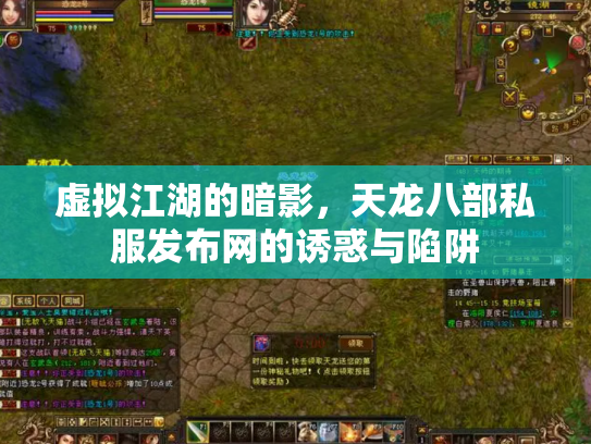 虚拟江湖的暗影，天龙八部私服发布网的诱惑与陷阱