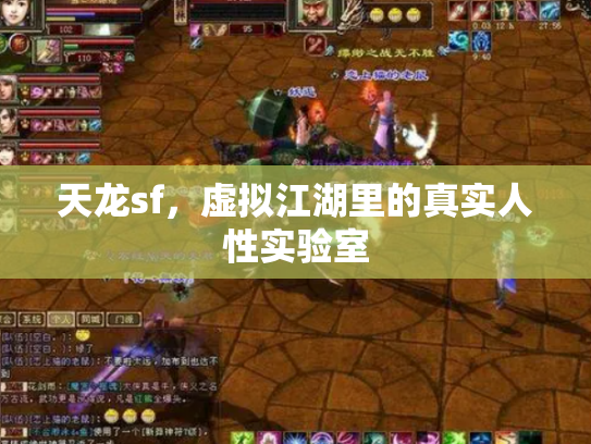 天龙sf，虚拟江湖里的真实人性实验室