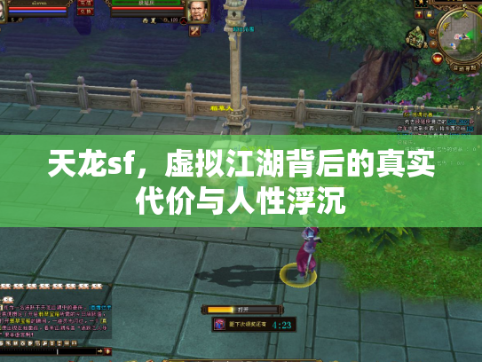 天龙sf，虚拟江湖背后的真实代价与人性浮沉