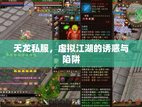 天龙私服，虚拟江湖的诱惑与陷阱