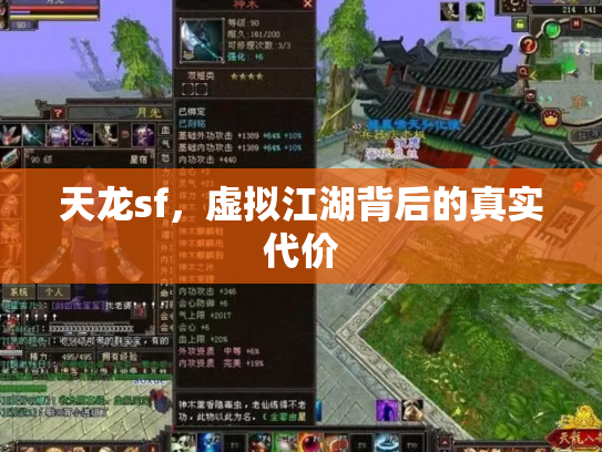 天龙sf，虚拟江湖背后的真实代价