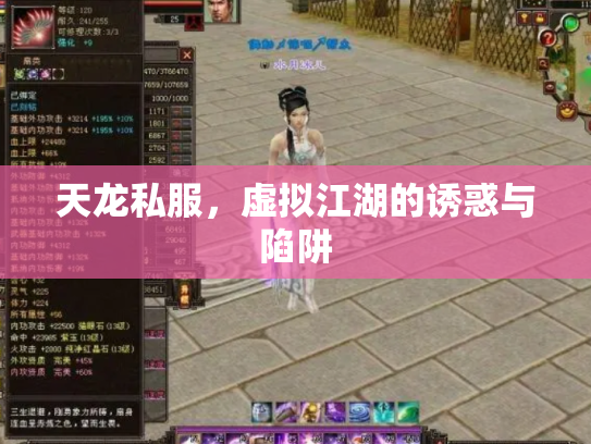 天龙私服，虚拟江湖的诱惑与陷阱