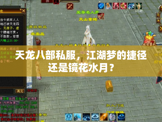 天龙八部私服，江湖梦的捷径还是镜花水月？