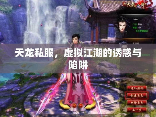天龙私服，虚拟江湖的诱惑与陷阱