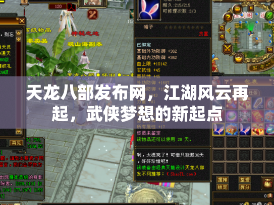 天龙八部发布网，江湖风云再起，武侠梦想的新起点