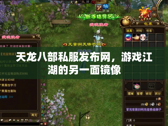 天龙八部私服发布网，游戏江湖的另一面镜像