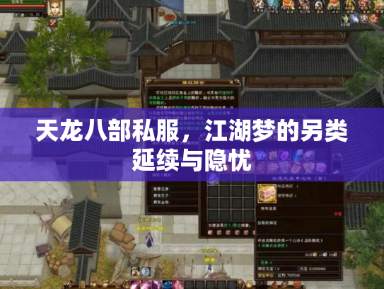 天龙八部私服，江湖梦的另类延续与隐忧