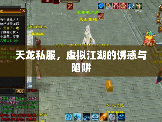 天龙私服，虚拟江湖的诱惑与陷阱