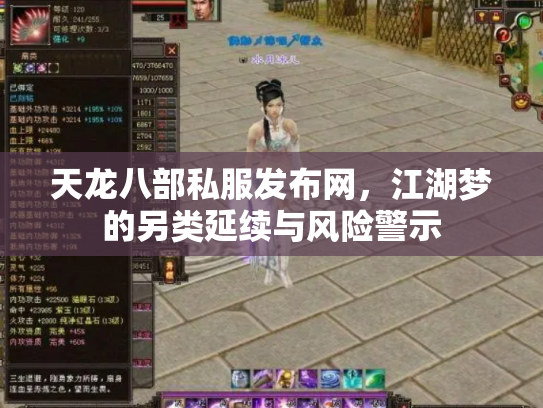 天龙八部私服发布网，江湖梦的另类延续与风险警示