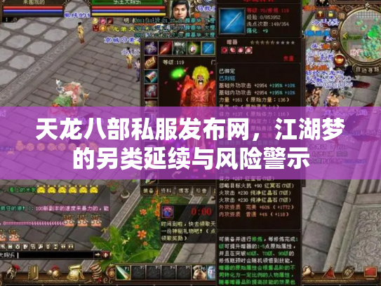 天龙八部私服发布网，江湖梦的另类延续与风险警示