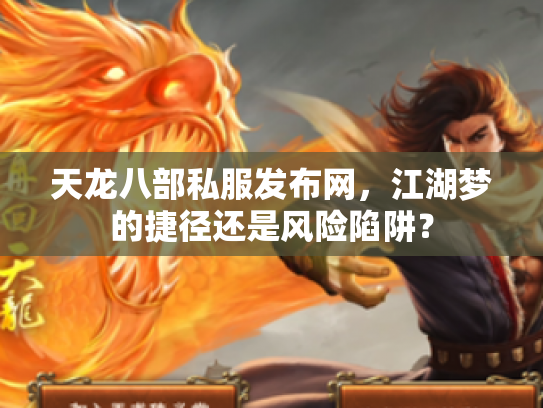 天龙八部私服发布网，江湖梦的捷径还是风险陷阱？