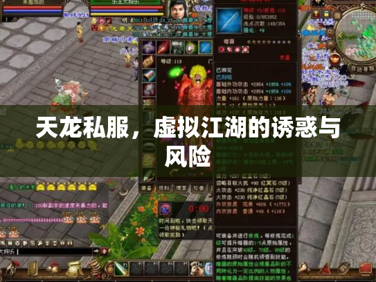 天龙私服，虚拟江湖的诱惑与风险