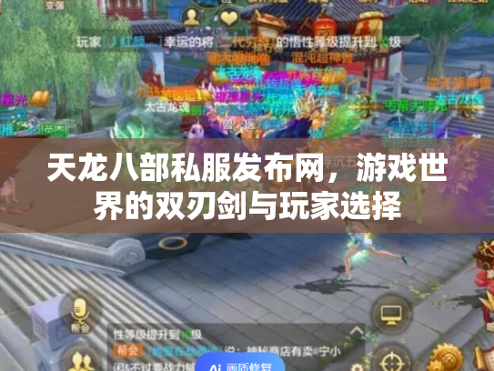 天龙八部私服发布网，游戏世界的双刃剑与玩家选择