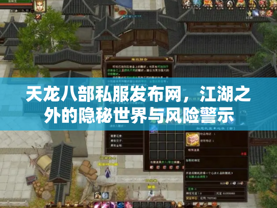 天龙八部私服发布网，江湖之外的隐秘世界与风险警示