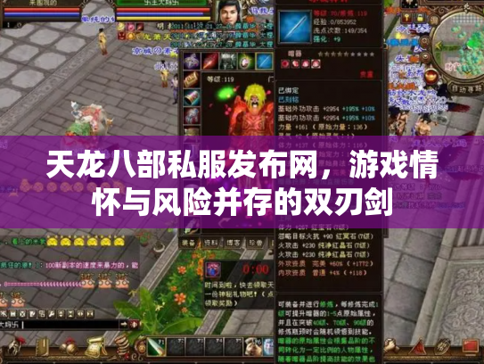 天龙八部私服发布网，游戏情怀与风险并存的双刃剑