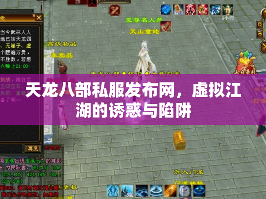 天龙八部私服发布网，虚拟江湖的诱惑与陷阱